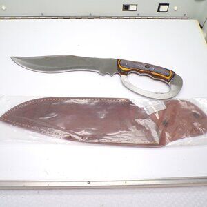 Damascus Fixed Blade W/Sheath